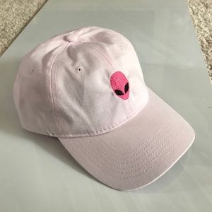 Pink Alien Dad Style hat.